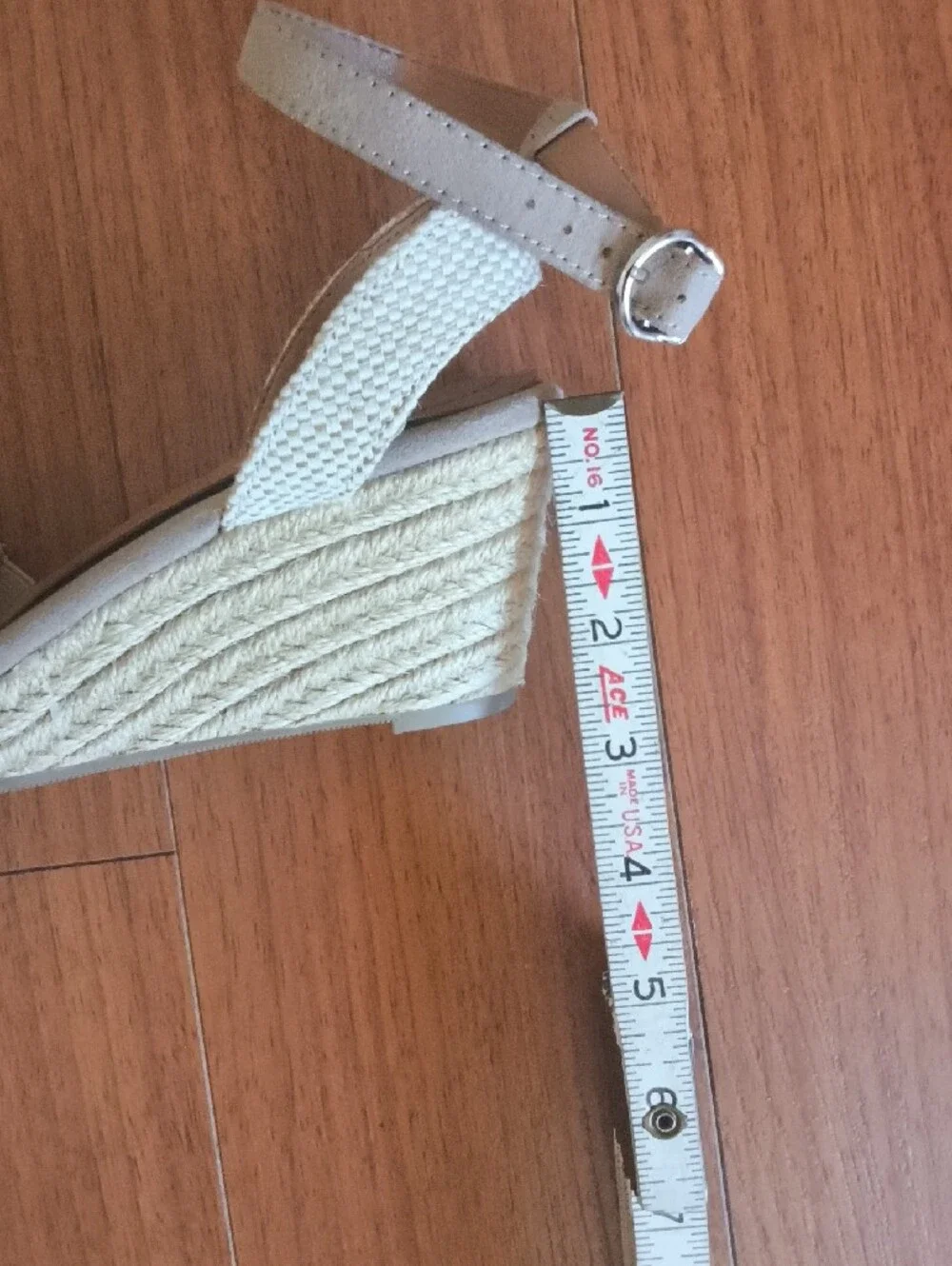 Style & Co. taupe espadrille